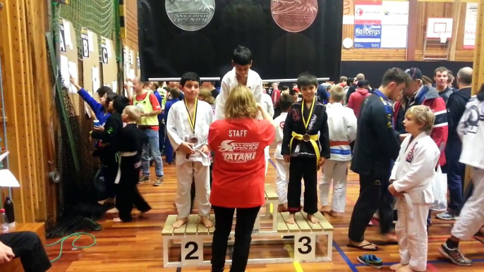 Behnam get gold on Swedish Open BJJ 2013 11-17