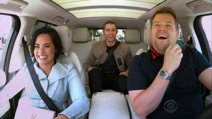 Nick Jonas & Demi Lovato Carpool Karaoke