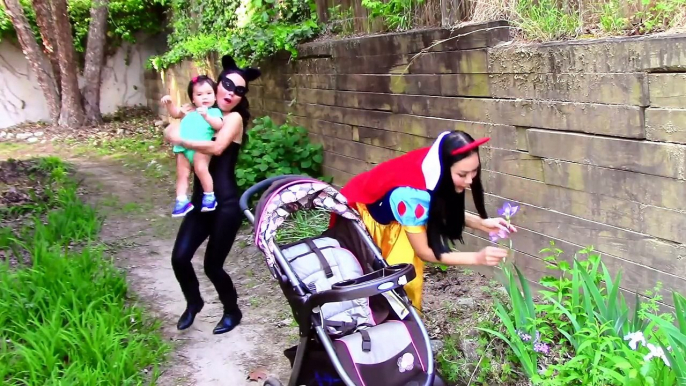 Spiderman Arrested! Catwoman Frames Spiderman Kidnap Snow Whites baby! Funny Superhero video