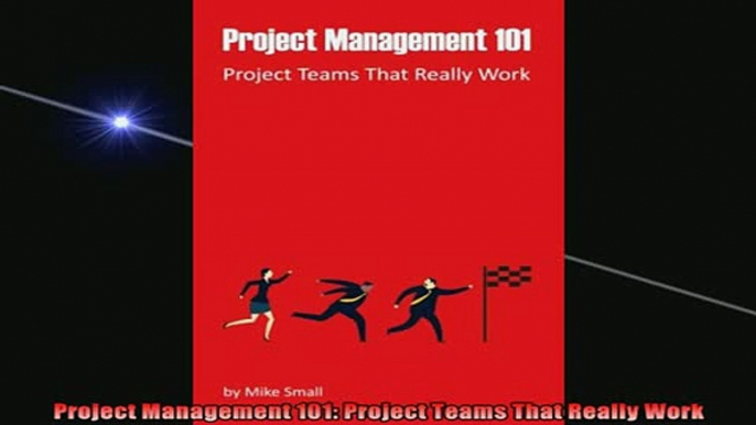 READ FREE Ebooks  Project Management 101 Project Teams That Really Work Full Free