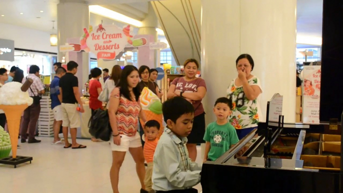 Karl Estoesta Faithfully In Piano @ Eastwood Mall June 23 2014