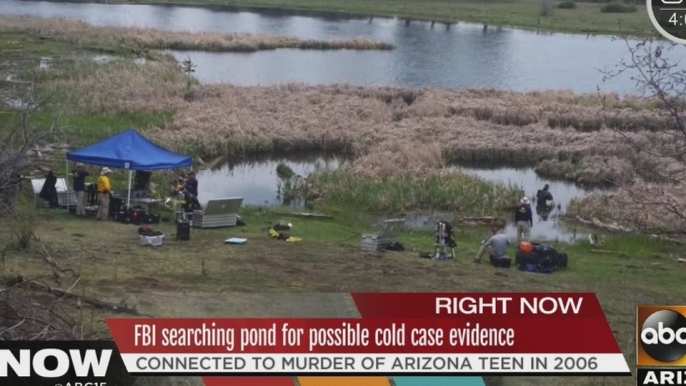 FBI agents searching in 10-year-old cold case