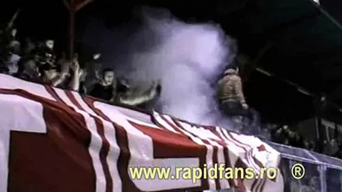 Rapid Bucharest Ultras : CS Otopeni - RAPID 1-2 (27-10-2008)