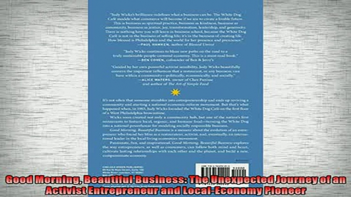 READ book  Good Morning Beautiful Business The Unexpected Journey of an Activist Entrepreneur and  DOWNLOAD ONLINE