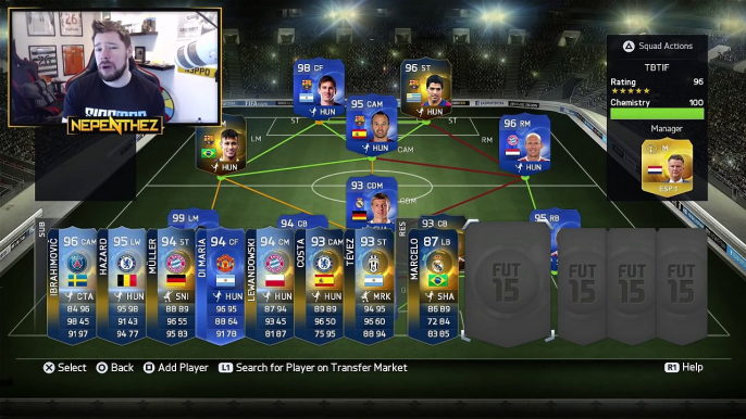 196 RATED TEAM! - HIGHEST POSSIBLE RATED TEAM IN FIFA ULTIMATE TEAM!!