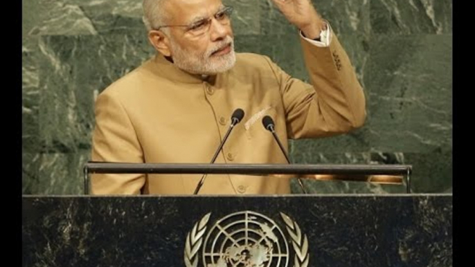 PM Modi stresses on eradicating poverty at the UN General Assembly