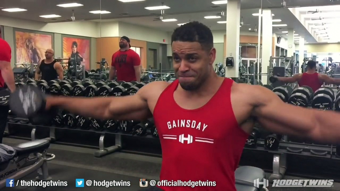 Bodybuilding Back & Shoulders Workout @hodgetwins