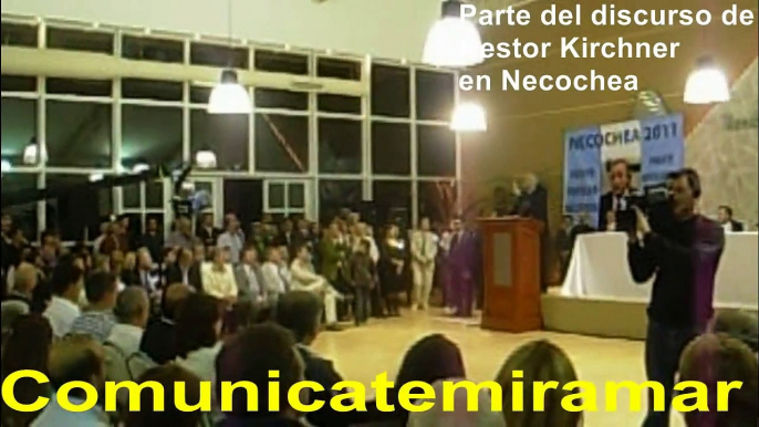 Acto Necochea-Habla Nestor Kirchner-17-3-10