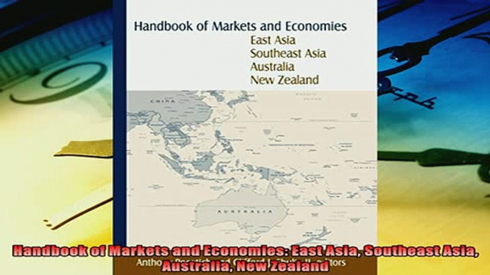 For you  Handbook of Markets and Economies East Asia Southeast Asia Australia New Zealand