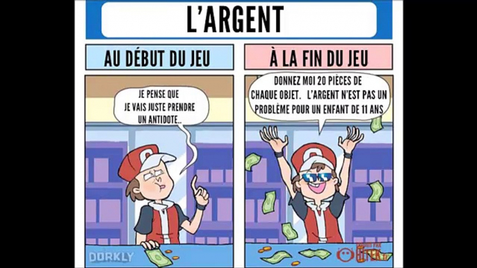 Pokemon au début VS à la fin