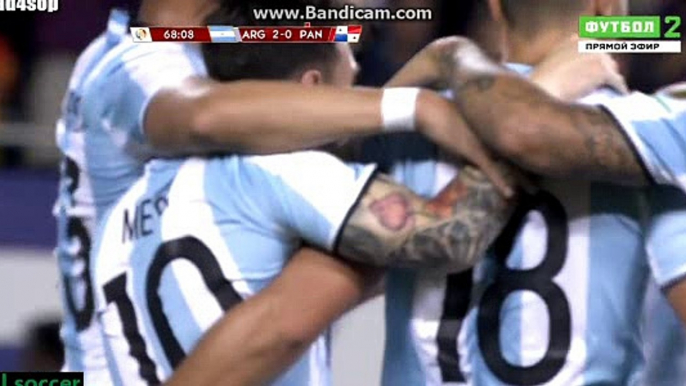 Leo Messi Goal ~ Argentina vs Panama 2-0