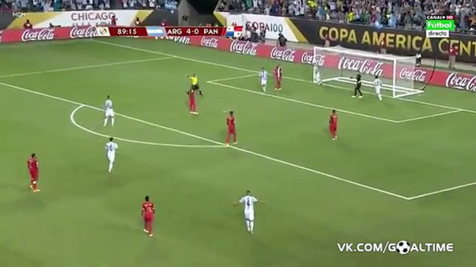 Sergio Aguero Goal ~ Argentina vs Panama 5-0