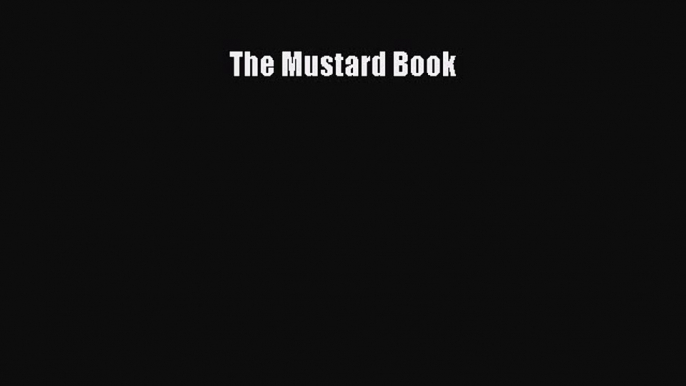 Download Books The Mustard Book E-Book Download