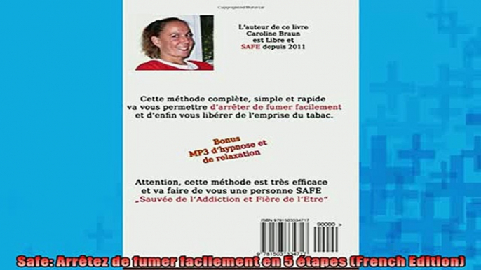 Downlaod Full PDF Free  Safe Arrêtez de fumer facilement en 5 étapes French Edition Full EBook