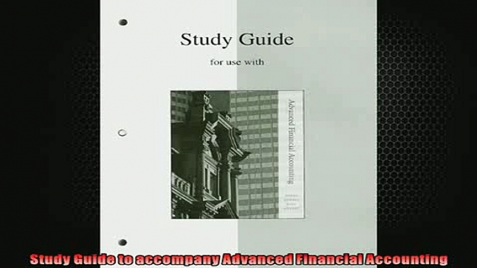 READ book  Study Guide to accompany Advanced Financial Accounting READ ONLINE