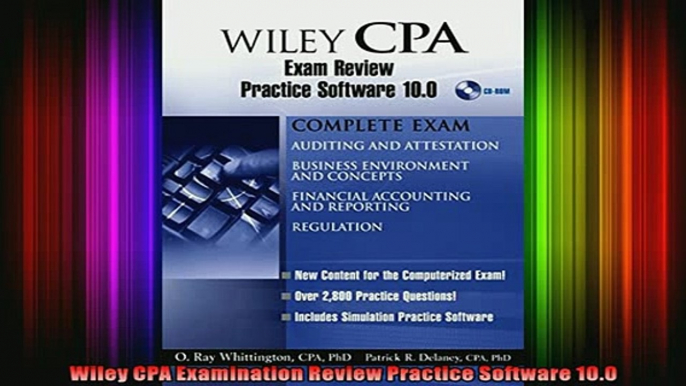 FREE PDF DOWNLOAD   Wiley CPA Examination Review Practice Software 100  FREE BOOOK ONLINE