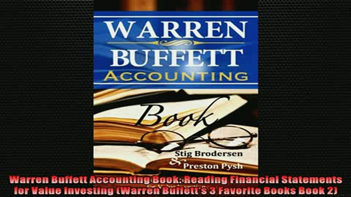 EBOOK ONLINE  Warren Buffett Accounting Book Reading Financial Statements for Value Investing Warren  FREE BOOOK ONLINE