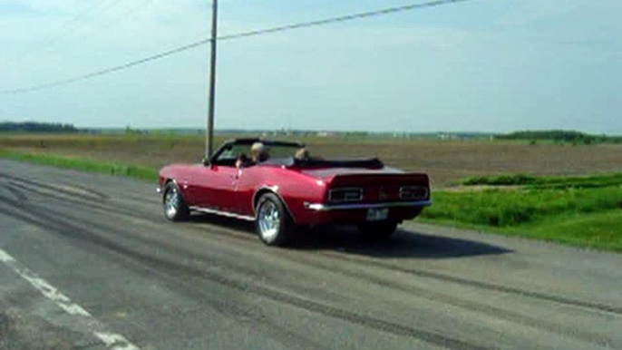 Club Camaro Quebec 22 mai 2010 -  Burnout Camaro 68