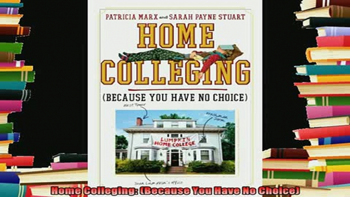 new book  Home Colleging Because You Have No Choice