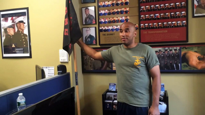 INSPIRATIONAL SPEECH FROM GUNNERY SGT LEBRON- (Vlog #24- Daily Vlogs)