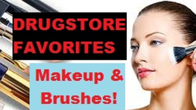 DRUGSTORE FAVORITES! Makeup & Brushes! 2016