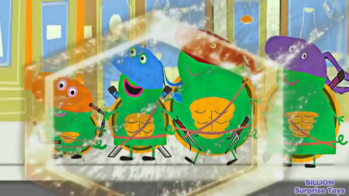 Peppa Pig TMNT Super Heroes "Tortugas Ninja"