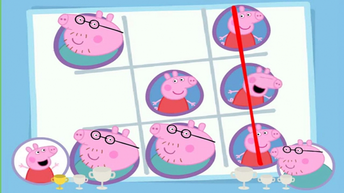 Peppa Pig Snort and Crosses - Game for Kids in English | Game For Kids