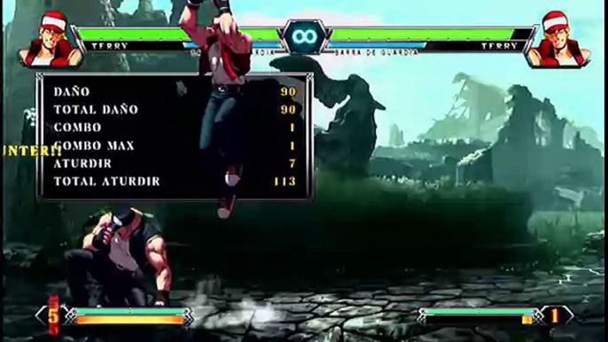 KOF XIII - Terry Bogard ( Combo 17 ) Another Counter Hit Combo