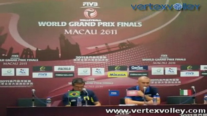 2011 World Grand Prix (Macau) Press Conference (Brazil x Italia) - Part 4