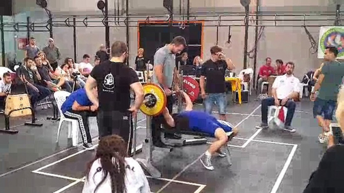 IHPC 2016 Bench Press 2nd attempt 110kg -75kg Open