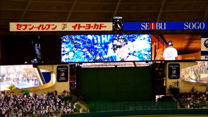 プロ野球　2015 2015 03 27金　埼玉西武ライオンズ開幕戦　スタメン発表