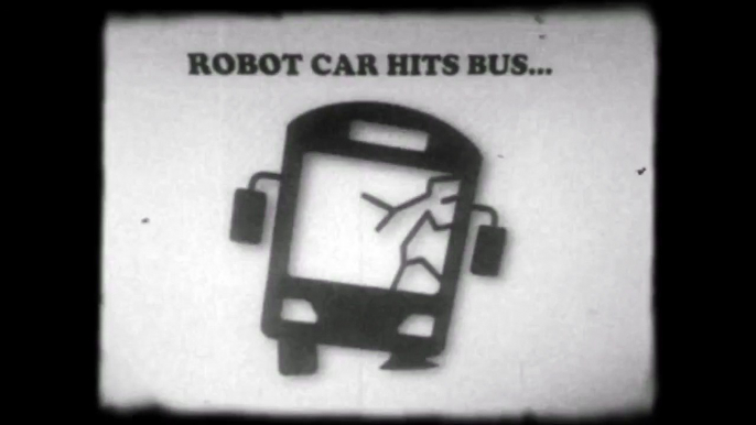 NewsReels Presents - Google Self Driving Robot Car Hits Bus (Robot Apocalypse)