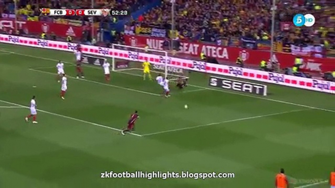 Luis Suárez & Lionel Messi Incredible Double Injury for Barca - Barcelona 0-0 Se