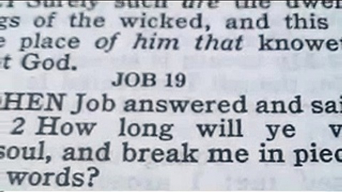 Part 25 Reese Chronological Bible (Job 19)