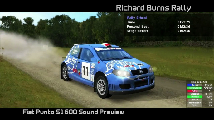 RBR - Fiat Punto S1600 Sound Preview (2012/03/24 fix)