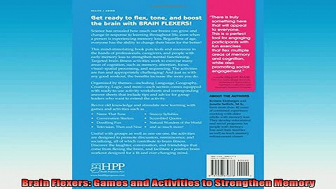 READ book  Brain Flexers Games and Activities to Strengthen Memory Free Online