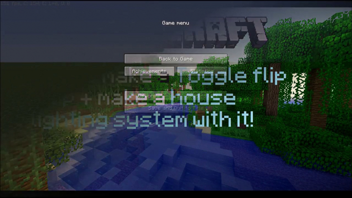 [Minecraft] [How To] Make a Toggle flip flop and a Light System