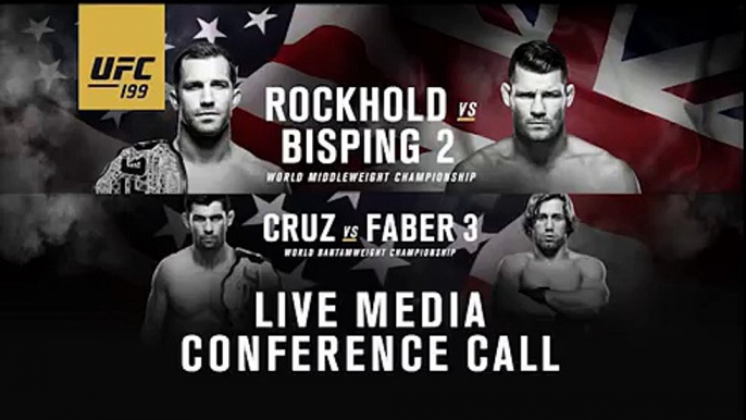 UFC 199: Rockhold vs Bisping 2 - Media Call