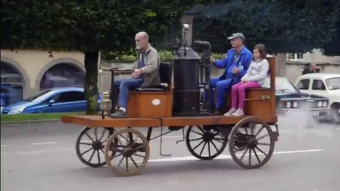 voiture a vapeur diabolique à ARBOIS