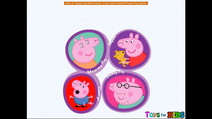 Nick Jr. Peppa Pig Maze Game - Free Online Games Peppa Pig Games