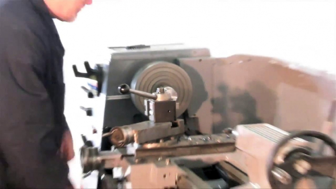 Used 15" x 50" Colchester Lathe demonstration at Industrial Machinery