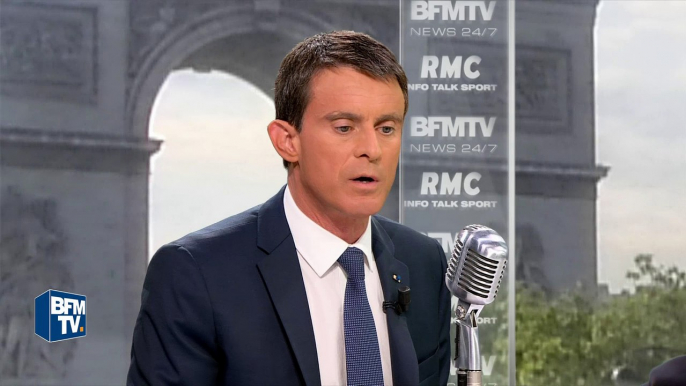 Manuel Valls sur BFMTV: la loi Travail est "bonne pour les salariés, elle donne plus de droits"