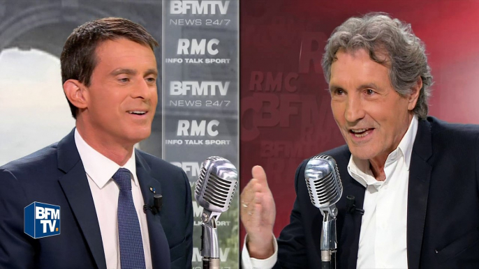 Manuel Valls sur BFMTV: "Je ne suis pas dans un combat contre la CGT"