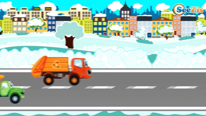 Car Cartoons. Monster Trucks and Racing Cars. Garbage Truck & Truck. Season 2. Episodes 21-24