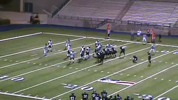 West Texas Drillers K/P Erick Hernandez kicks a 29 yd field goal vs. the West Texas Outlaws