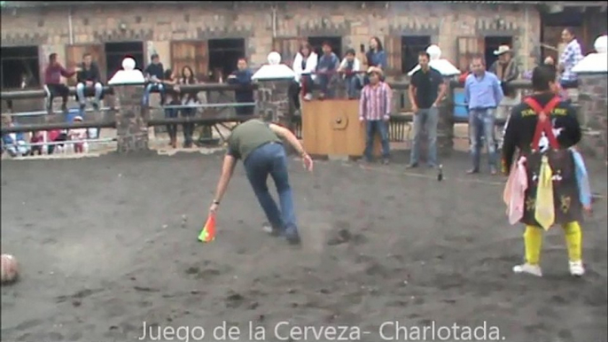 JUEGO DE LA BOTELLA, rodeo comico, PAYASO DE RODEO, charlotada, TORO GOL,