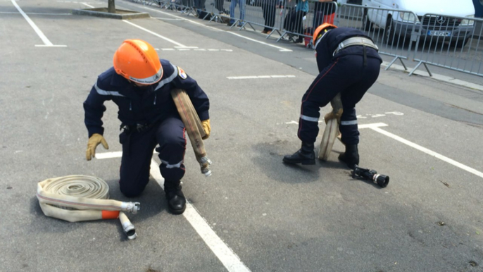 Les jeunes sapeurs-pompiers passent leurs examens