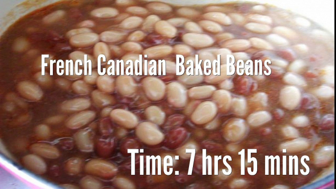 French Canadian  Baked Beans Recipe