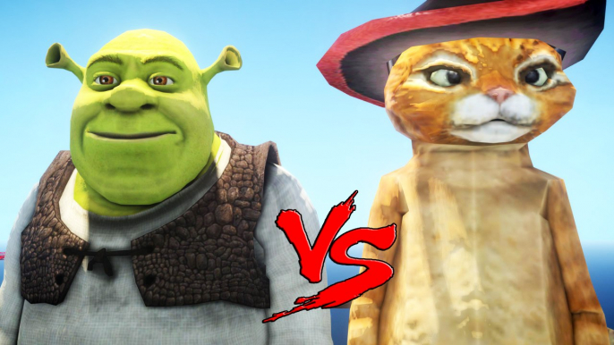 SHREK VS PUSS IN BOOTS - GREAT BATTLE