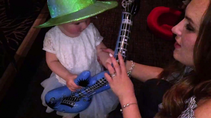 Elsie-Rose Playing Dress Up at Michelle's Wedding